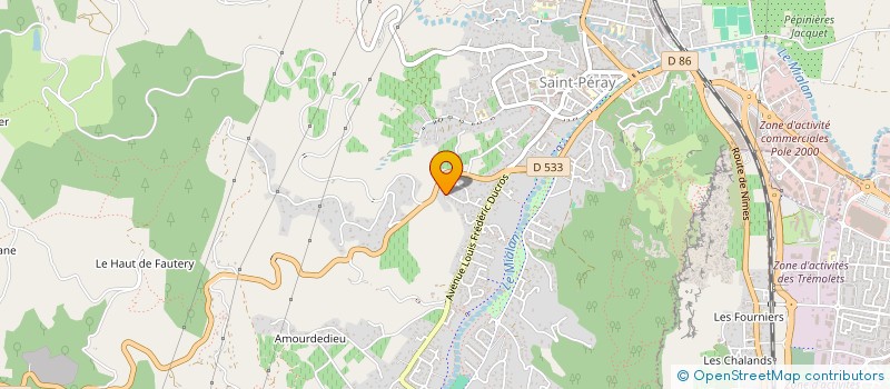 localisation de l'entreprise L'INFORMATIQUE POUR VOUS à SAINT-PERAY