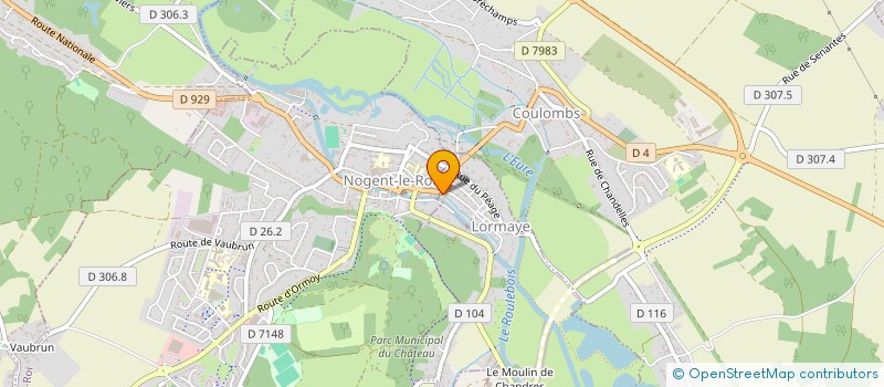localisation de l'entreprise L'INFORMATIQUE&VOUS à LORMAYE