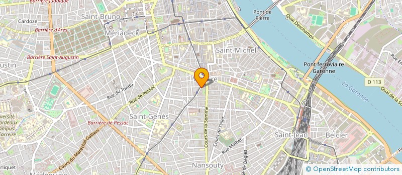 localisation de l'entreprise L INFOTHEQUE  BORDEAUX