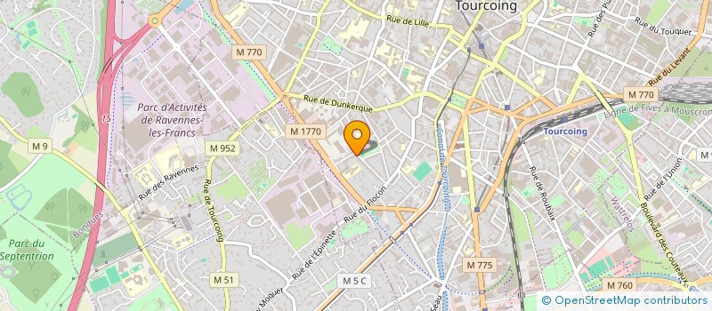 localisation de l'entreprise L'INGENIEU à TOURCOING