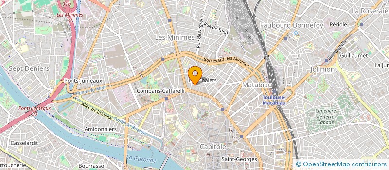 localisation de l'entreprise L'INIMITABLE  TOULOUSE