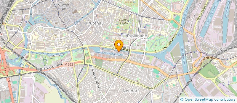 localisation de l'entreprise L'INITIALE  STRASBOURG