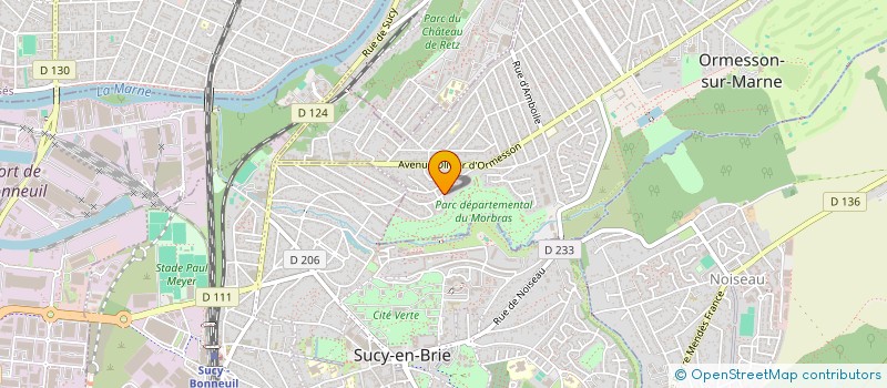 localisation de l'entreprise L'INITIALE  ORMESSON-SUR-MARNE