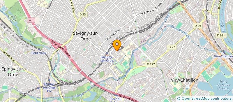 localisation de l'entreprise L'INITIALE à SAVIGNY-SUR-ORGE