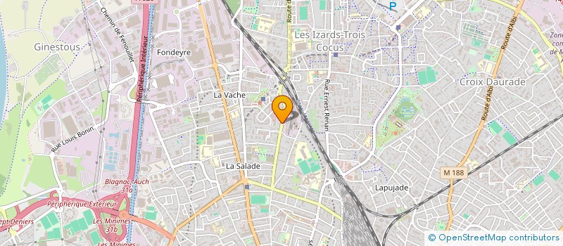 localisation de l'entreprise L'INITIATION AUX ARTS PLASTIQUES à TOULOUSE