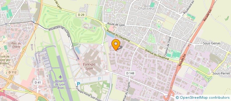 localisation de l'entreprise L'INJECTION LYONNAISE  CHASSIEU