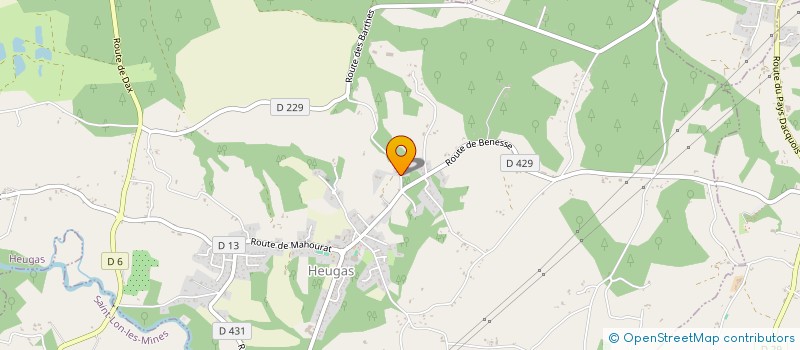 localisation de l'entreprise L'INK TATTOO  HEUGAS