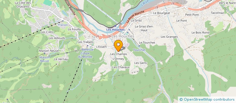 localisation de l'entreprise L'INNOMINATA à LES HOUCHES