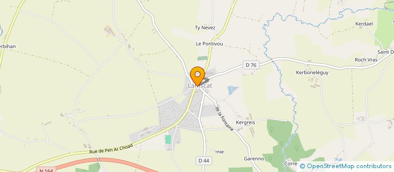 localisation de l'entreprise L'INOPINEE  BON REPOS SUR BLAVET