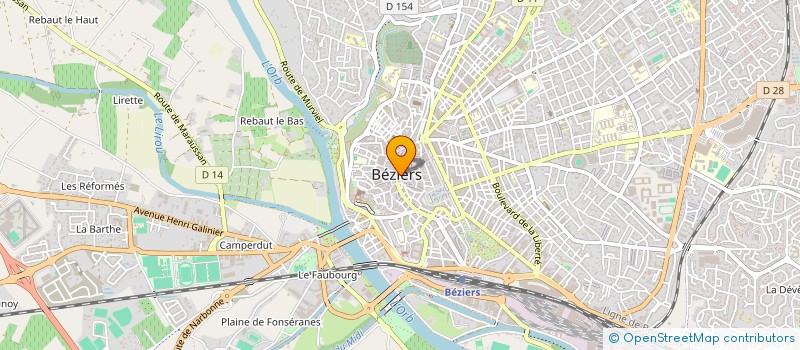 localisation de l'entreprise L'INSOLENT à BEZIERS