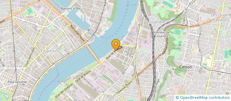 localisation de l'entreprise L'INSOLEUSE  BORDEAUX