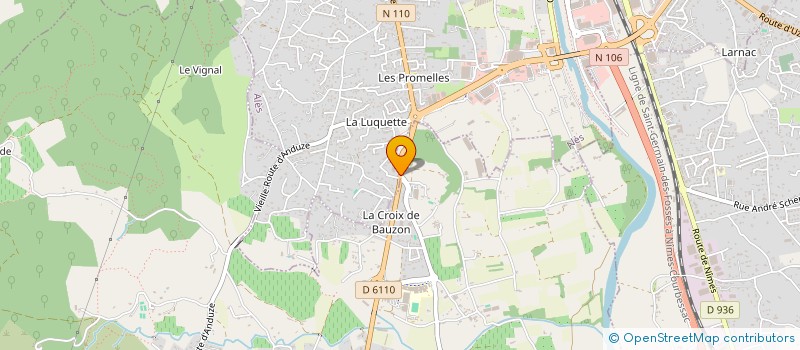 localisation de l'entreprise L INSOLITE  ALES