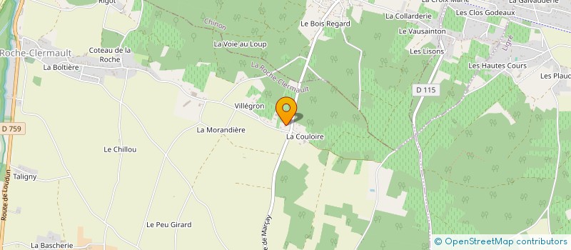 localisation de l'entreprise L'INSOMNIA  LA ROCHE-CLERMAULT