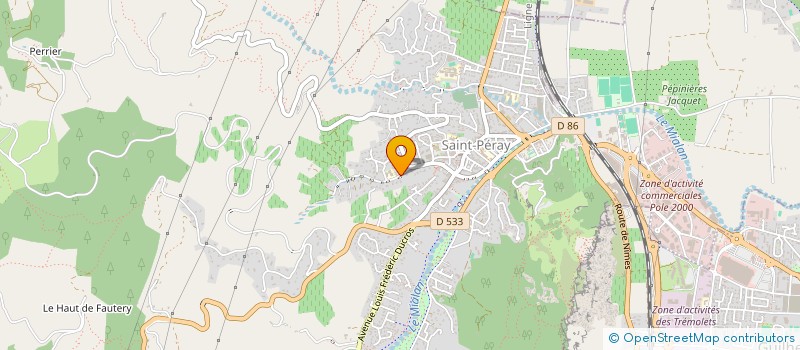 localisation de l'entreprise L'INSPIRE ET LE GESTE à SAINT-PERAY