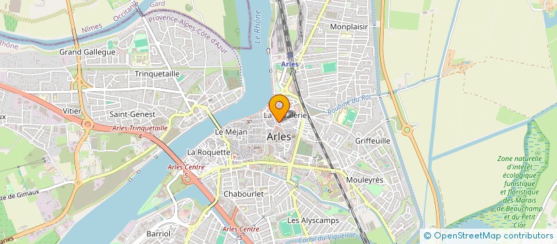 localisation de l'entreprise L'INSTALLATION EURL à ARLES