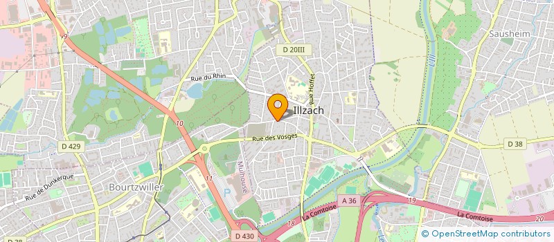 localisation de l'entreprise L'INSTAN-T  ILLZACH