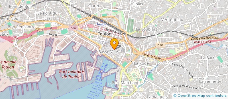localisation de l'entreprise L INSTANT à TOULON