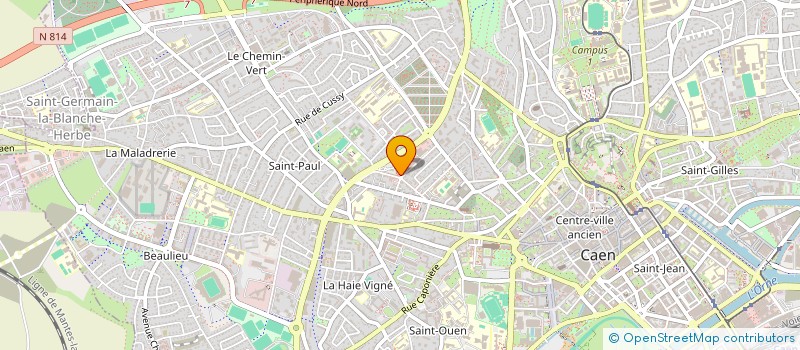 localisation de l'entreprise L'INSTANT à CAEN