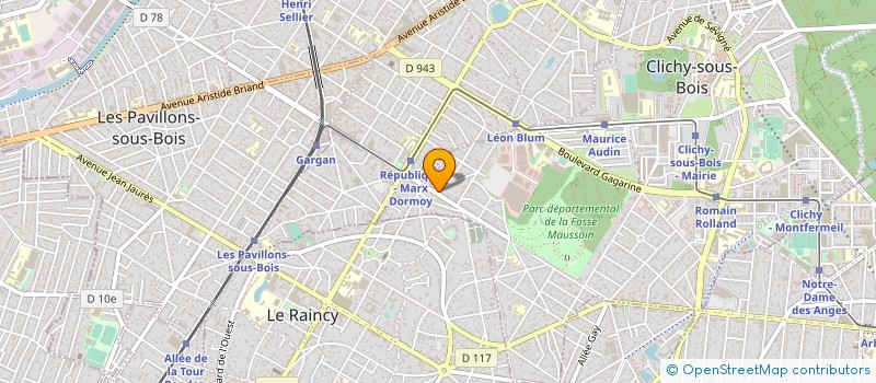 localisation de l'entreprise L'INSTANT à CLICHY-SOUS-BOIS