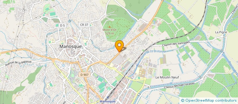 localisation de l'entreprise L'INSTANT à MANOSQUE
