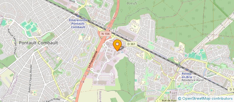 localisation de l'entreprise L'INSTANT  PONTAULT-COMBAULT