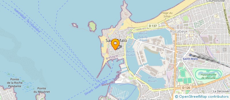 localisation de l'entreprise L'INSTANT à SAINT-MALO