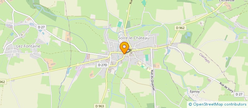 localisation de l'entreprise L'INSTANT  SOLRE-LE-CHATEAU