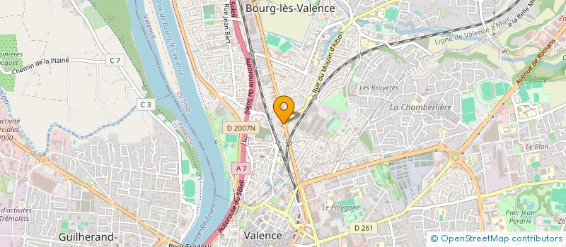 localisation de l'entreprise L'INSTANT  BOURG-LES-VALENCE