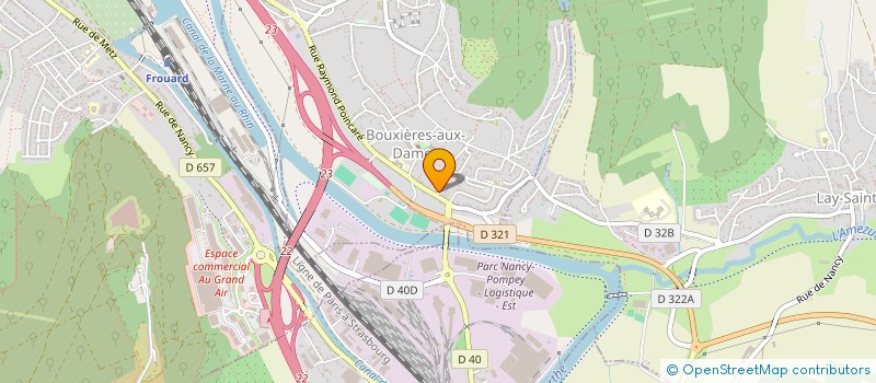 localisation de l'entreprise L'INSTANT à BOUXIERES-AUX-DAMES