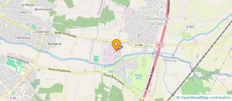 localisation de l'entreprise L'INSTANT  MONTBOUCHER-SUR-JABRON