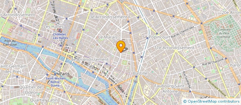 localisation de l'entreprise L'INSTANT BARBIER  PARIS