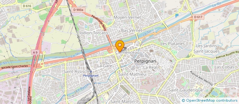 localisation de l'entreprise L'INSTANT BEAU'THE  PERPIGNAN