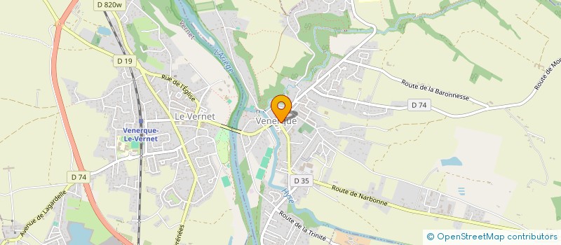 localisation de l'entreprise L'INSTANT BEAUTE à VENERQUE