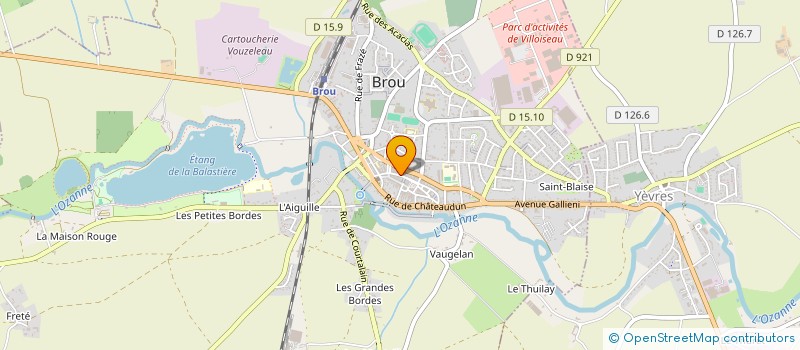 localisation de l'entreprise L'INSTANT BEAUTE à BROU