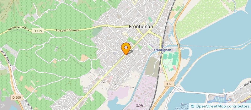 localisation de l'entreprise L'INSTANT BEAUTE à FRONTIGNAN