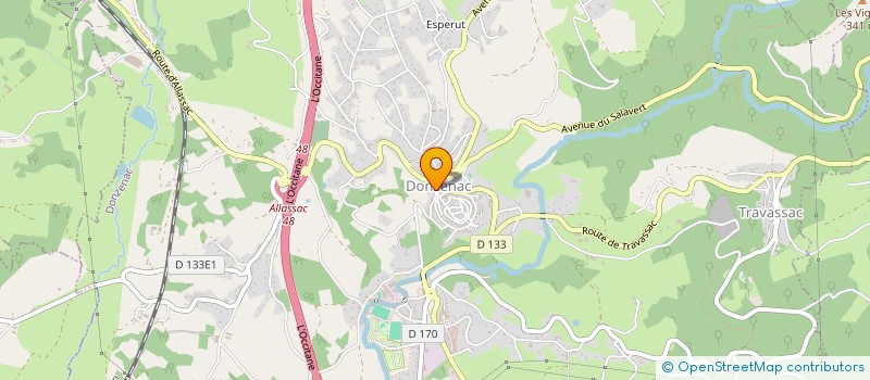 localisation de l'entreprise L'INSTANT BEAUTE  DONZENAC