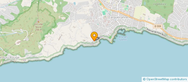 localisation de l'entreprise L'INSTANT BLEU  TOULON