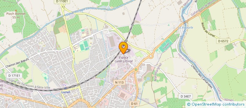 localisation de l'entreprise L'INSTANT BOCAL  LUNEL