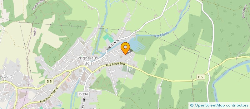 localisation de l'entreprise L'INSTANT CAFE à VRIGNE AUX BOIS