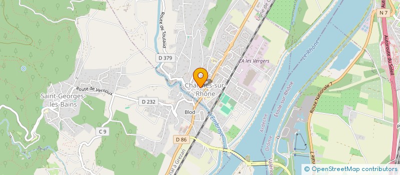 localisation de l'entreprise L'INSTANT CHIC  CHARMES-SUR-RHONE