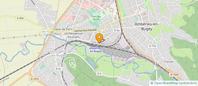 localisation de l'entreprise L'INSTANT CHICKEN'S à AMBERIEU-EN-BUGEY