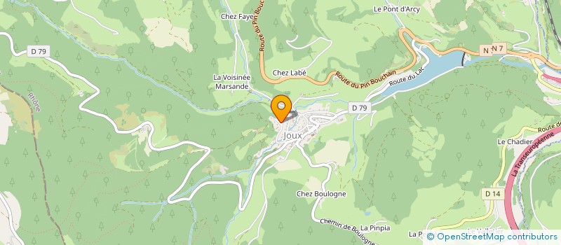 localisation de l'entreprise L INSTANT CLUB  JOUX