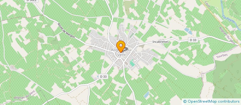 localisation de l'entreprise L'INSTANT COIFFURE  ALIGNAN-DU-VENT
