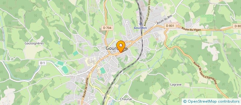 localisation de l'entreprise L'INSTANT COIFFURE BY BH  GOURDON