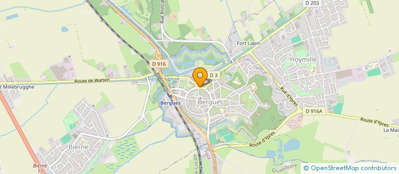 localisation de l'entreprise L'INSTANT COIFFURE BY CAMILLE  BERGUES