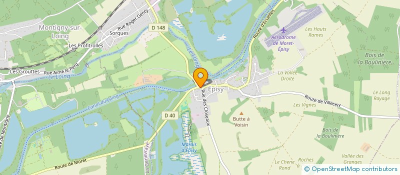 localisation de l'entreprise L'INSTANT COIFFURE DE MORET  MORET-LOING-ET-ORVANNE