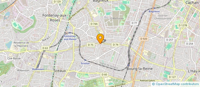 localisation de l'entreprise L'INSTANT D'ENVIE à SCEAUX