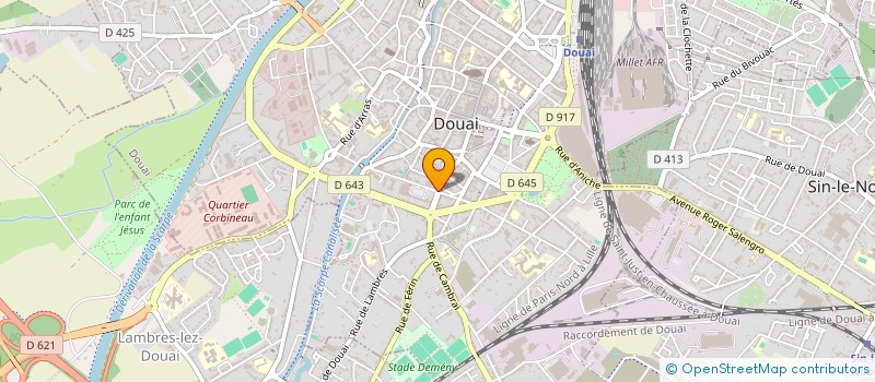 localisation de l'entreprise L'INSTANT D'OR  DOUAI