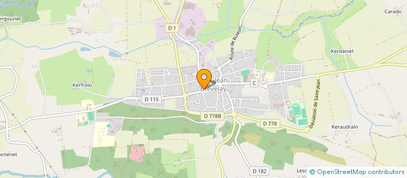 localisation de l'entreprise L'INSTANT DE DOUCEUR  SAINT-JEAN-BREVELAY