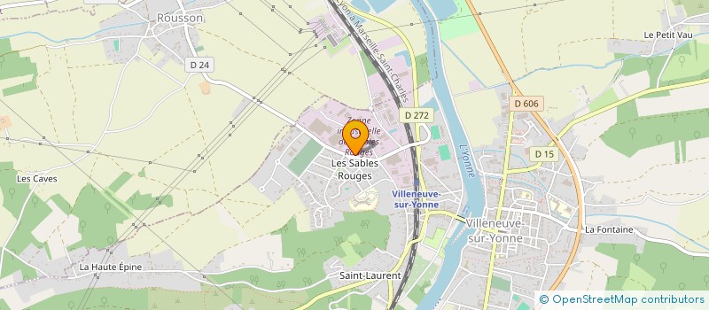 localisation de l'entreprise L'INSTANT DE FER  VILLENEUVE-SUR-YONNE